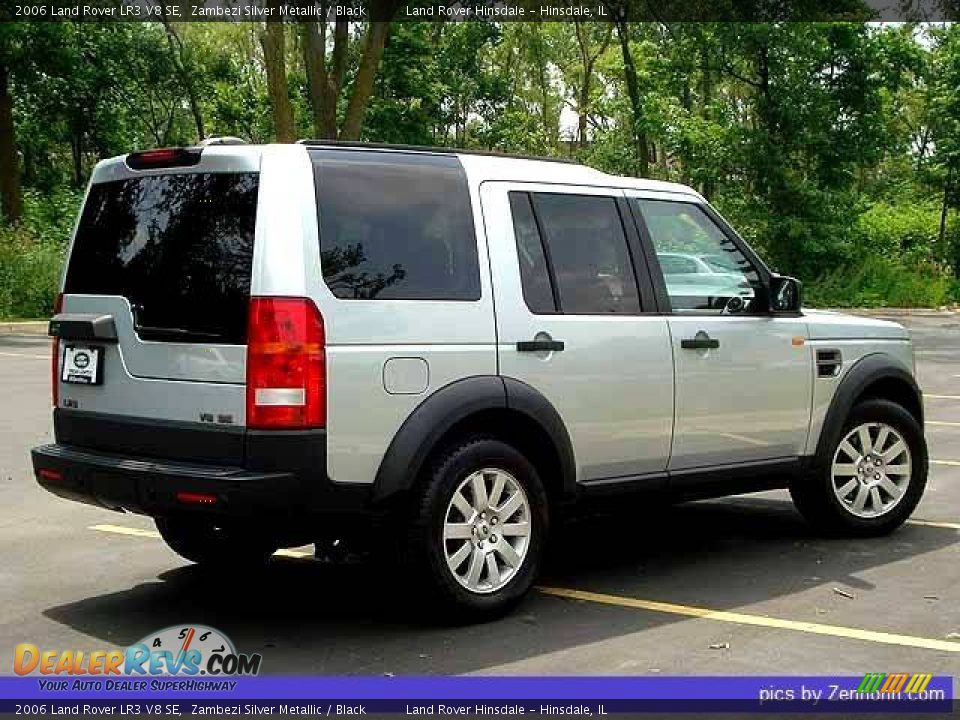 2006 Land Rover LR3 V8 SE Zambezi Silver Metallic / Black Photo #2