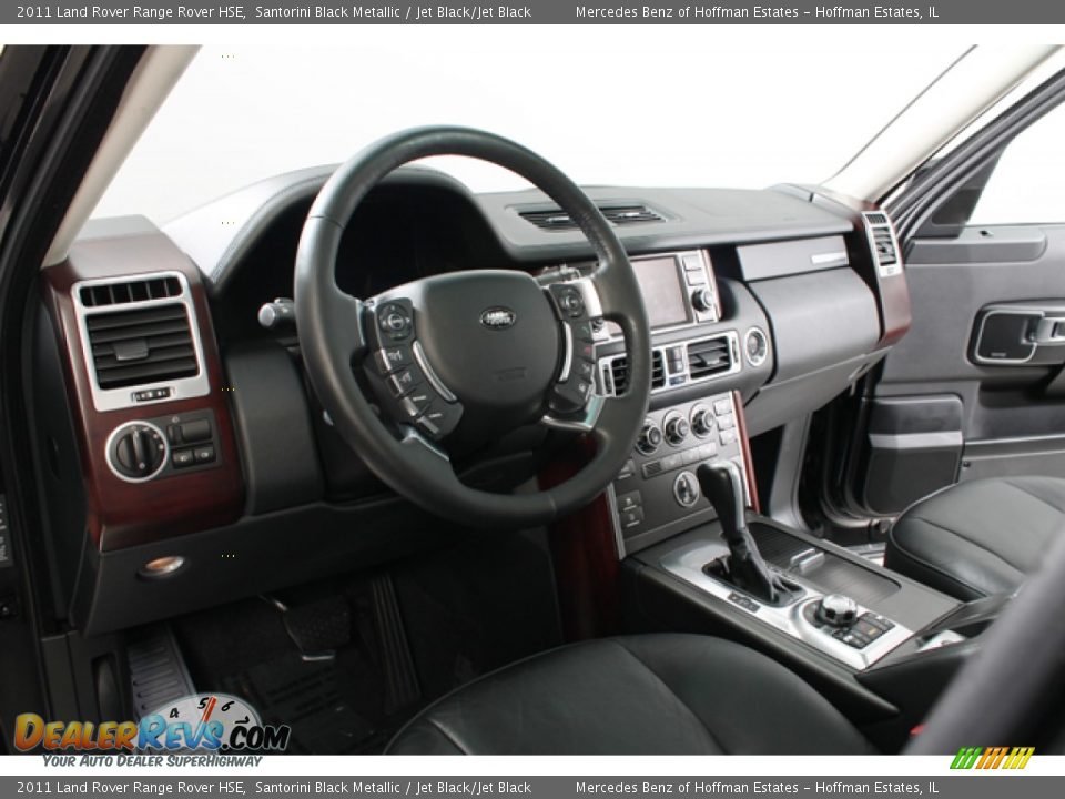 2011 Land Rover Range Rover HSE Santorini Black Metallic / Jet Black/Jet Black Photo #5