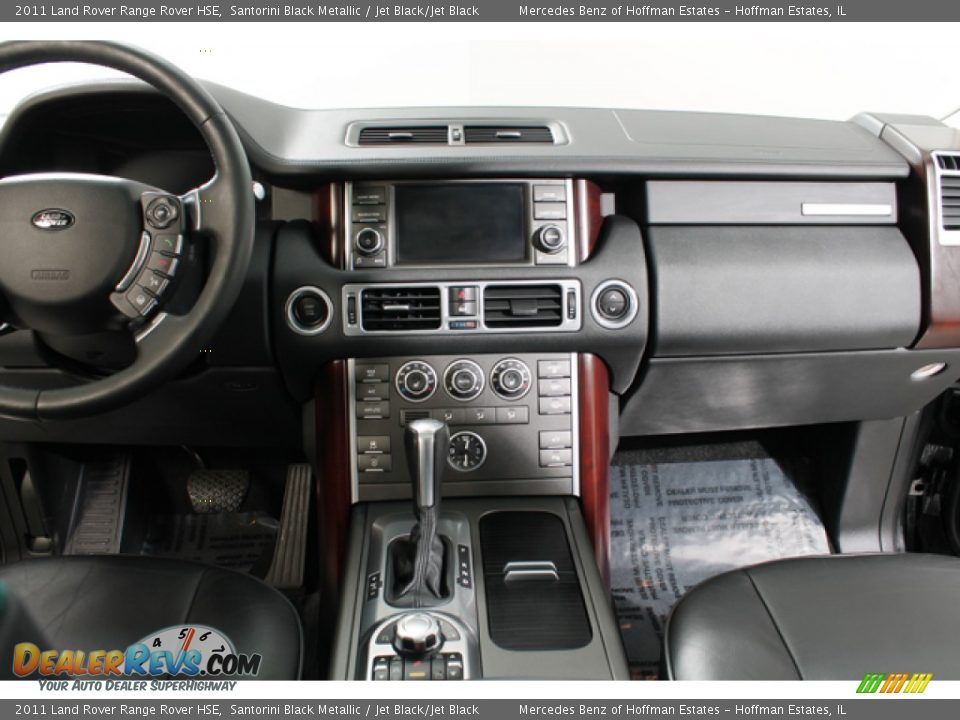 2011 Land Rover Range Rover HSE Santorini Black Metallic / Jet Black/Jet Black Photo #8