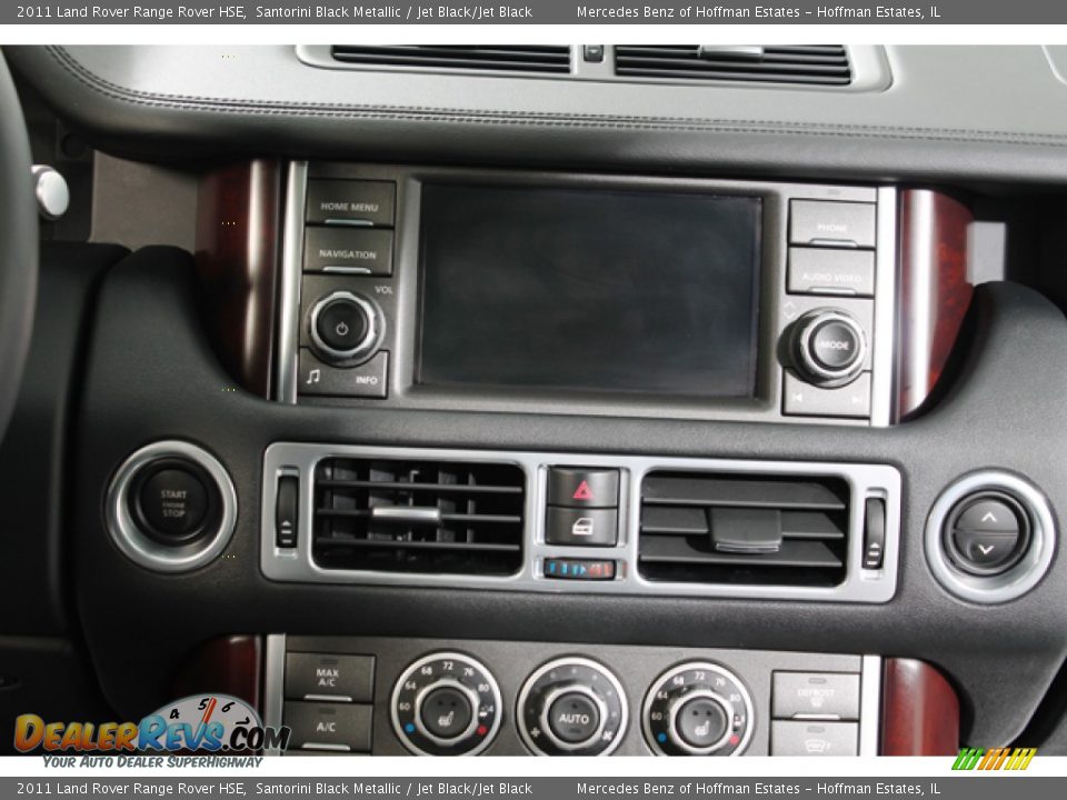 2011 Land Rover Range Rover HSE Santorini Black Metallic / Jet Black/Jet Black Photo #9