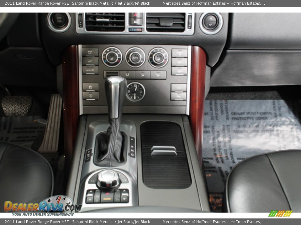 2011 Land Rover Range Rover HSE Santorini Black Metallic / Jet Black/Jet Black Photo #10