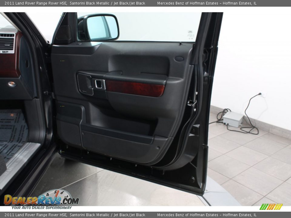 2011 Land Rover Range Rover HSE Santorini Black Metallic / Jet Black/Jet Black Photo #12