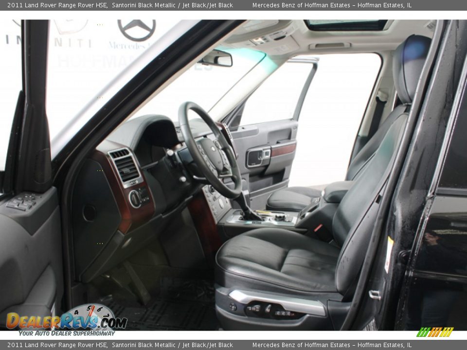 2011 Land Rover Range Rover HSE Santorini Black Metallic / Jet Black/Jet Black Photo #18
