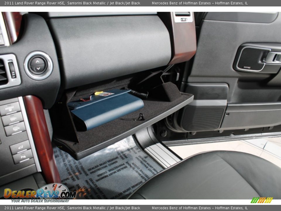 2011 Land Rover Range Rover HSE Santorini Black Metallic / Jet Black/Jet Black Photo #21