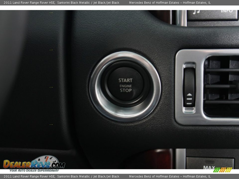 2011 Land Rover Range Rover HSE Santorini Black Metallic / Jet Black/Jet Black Photo #22