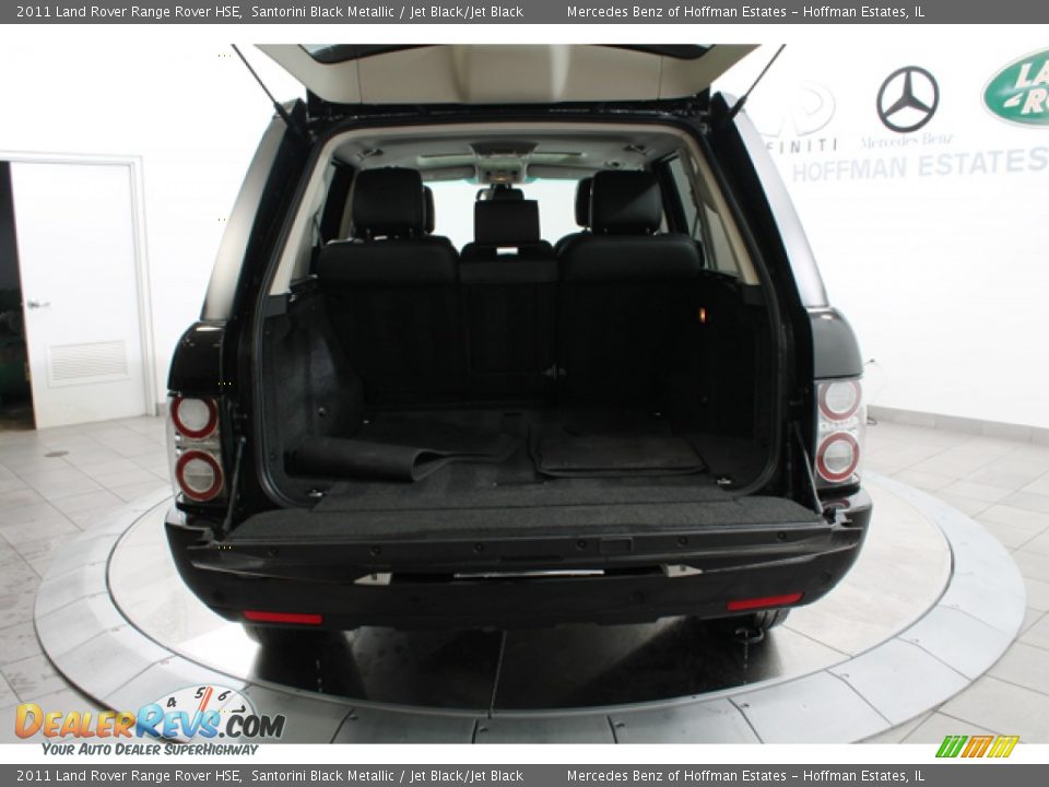2011 Land Rover Range Rover HSE Santorini Black Metallic / Jet Black/Jet Black Photo #23