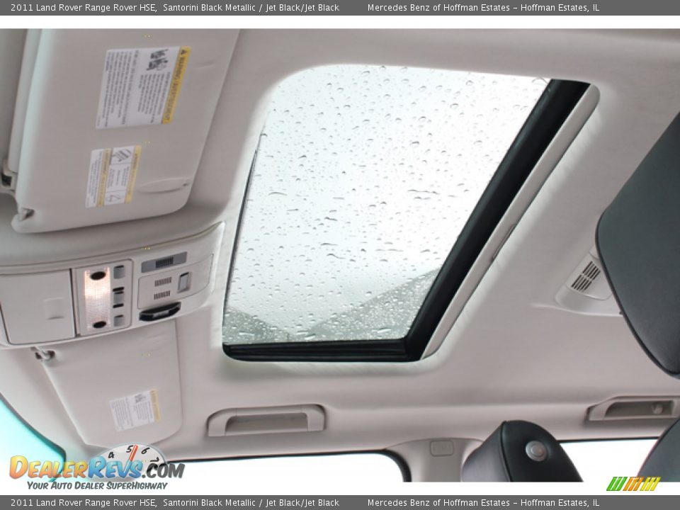 2011 Land Rover Range Rover HSE Santorini Black Metallic / Jet Black/Jet Black Photo #24