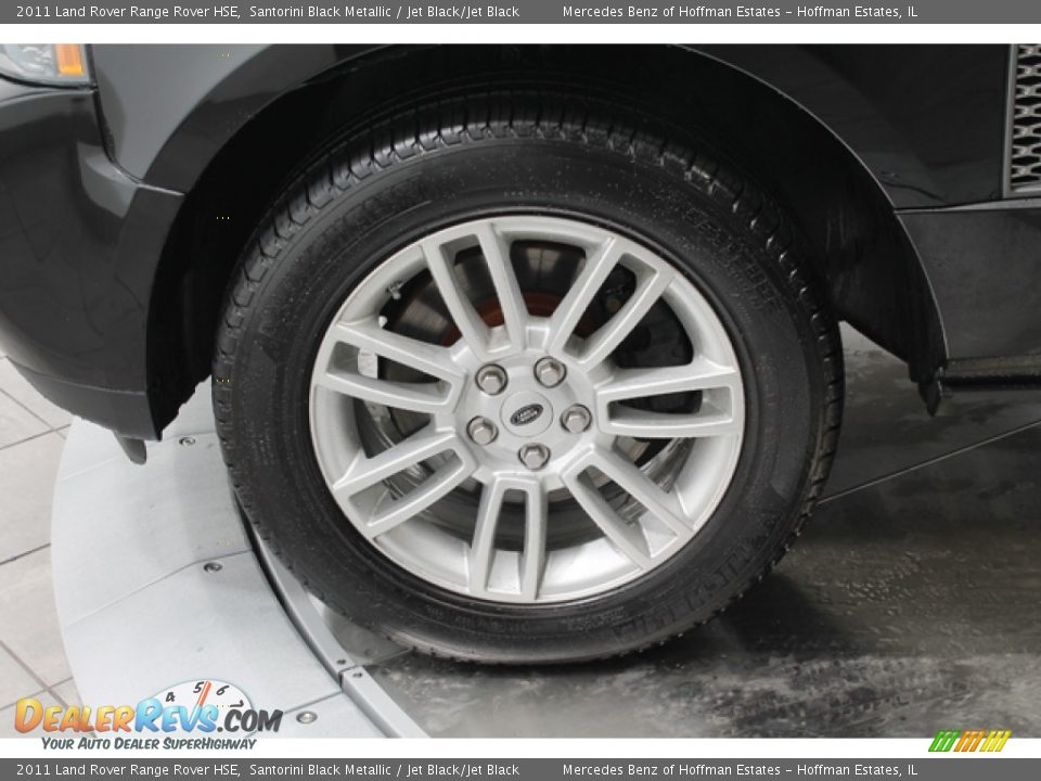 2011 Land Rover Range Rover HSE Santorini Black Metallic / Jet Black/Jet Black Photo #27