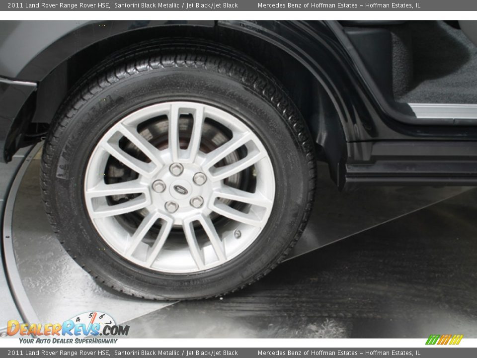 2011 Land Rover Range Rover HSE Santorini Black Metallic / Jet Black/Jet Black Photo #28