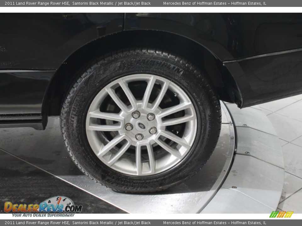 2011 Land Rover Range Rover HSE Santorini Black Metallic / Jet Black/Jet Black Photo #29