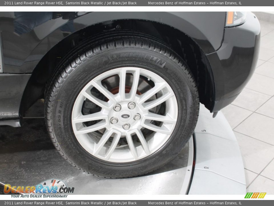 2011 Land Rover Range Rover HSE Santorini Black Metallic / Jet Black/Jet Black Photo #30