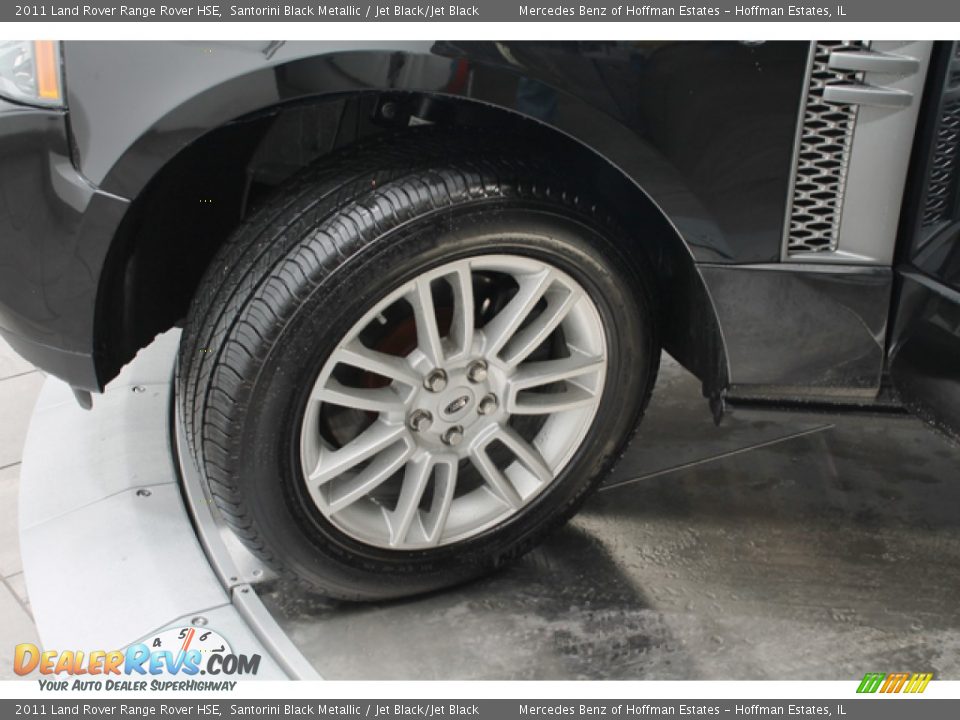 2011 Land Rover Range Rover HSE Santorini Black Metallic / Jet Black/Jet Black Photo #31