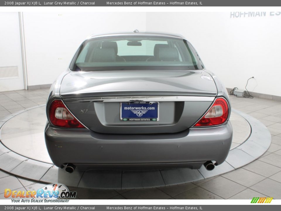2008 Jaguar XJ XJ8 L Lunar Grey Metallic / Charcoal Photo #4