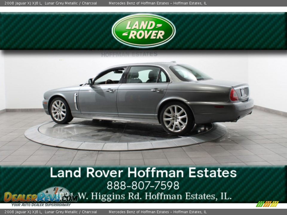 2008 Jaguar XJ XJ8 L Lunar Grey Metallic / Charcoal Photo #5