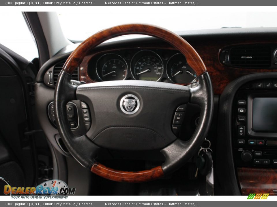 2008 Jaguar XJ XJ8 L Steering Wheel Photo #7