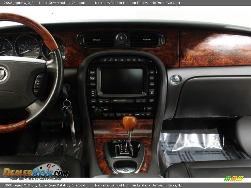 2008 Jaguar XJ XJ8 L Lunar Grey Metallic / Charcoal Photo #9