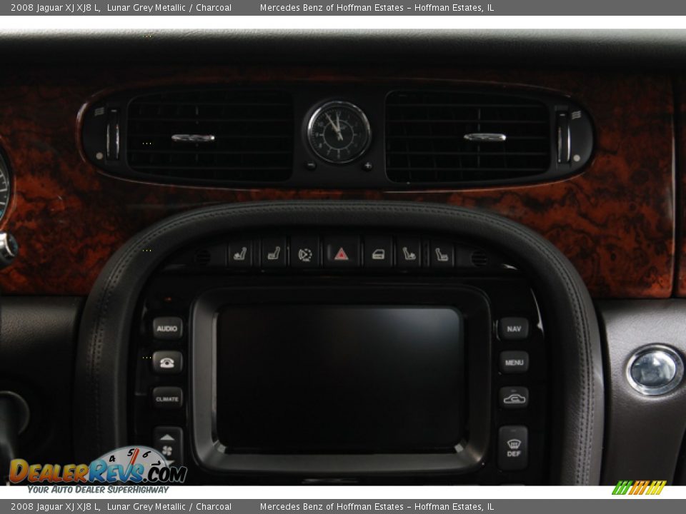 2008 Jaguar XJ XJ8 L Lunar Grey Metallic / Charcoal Photo #10