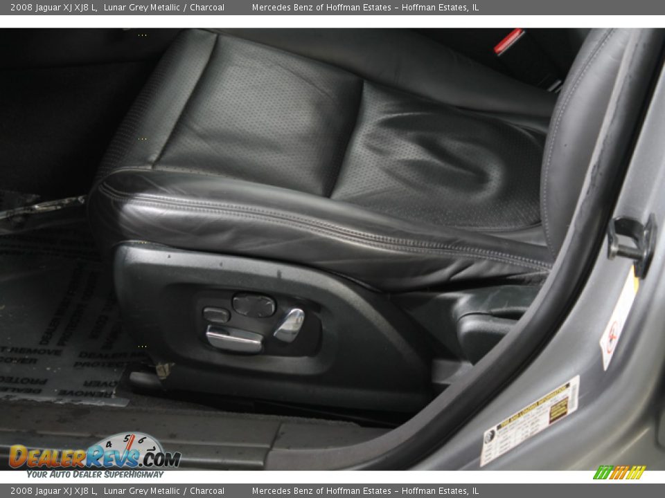 2008 Jaguar XJ XJ8 L Lunar Grey Metallic / Charcoal Photo #20