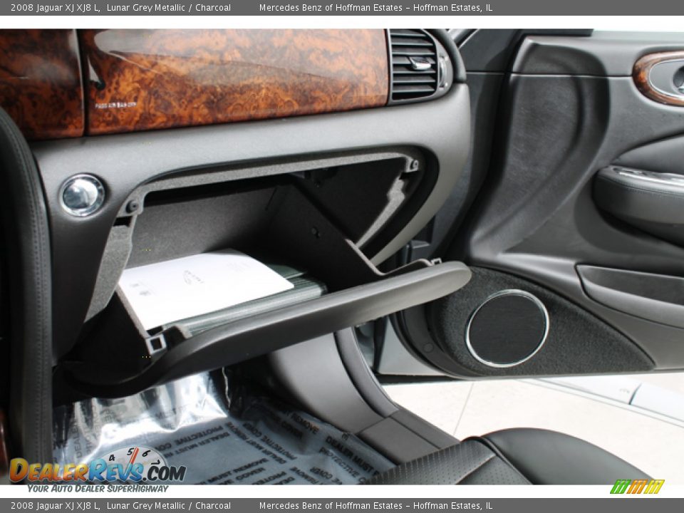 2008 Jaguar XJ XJ8 L Lunar Grey Metallic / Charcoal Photo #21
