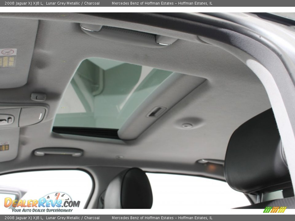 2008 Jaguar XJ XJ8 L Lunar Grey Metallic / Charcoal Photo #24