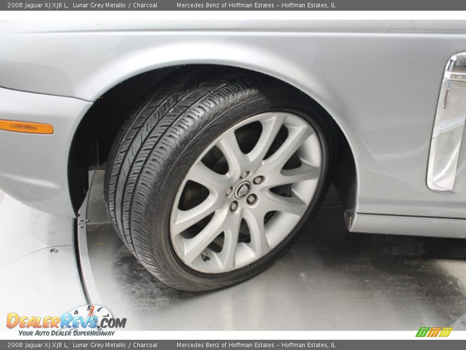 2008 Jaguar XJ XJ8 L Lunar Grey Metallic / Charcoal Photo #27