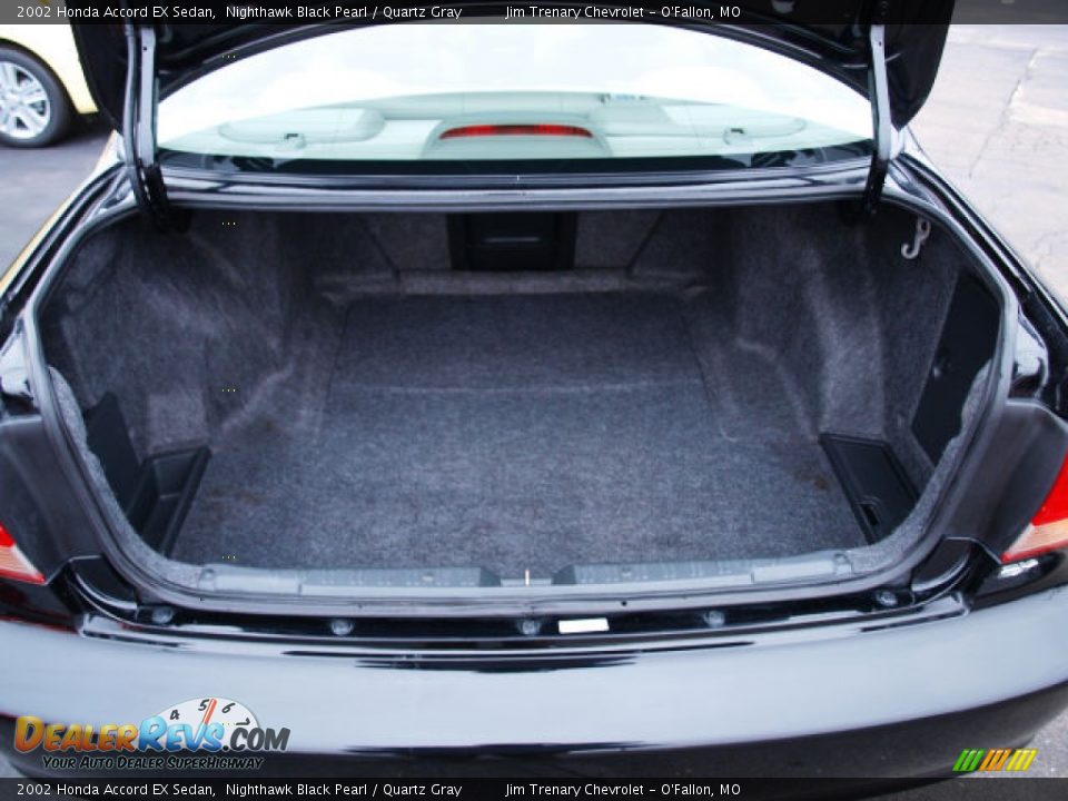 2002 Honda Accord EX Sedan Nighthawk Black Pearl / Quartz Gray Photo #5