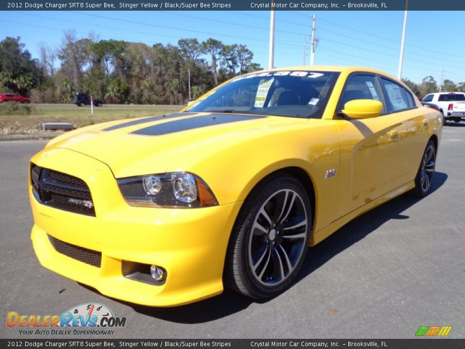 2012 Dodge Charger SRT8 Super Bee Stinger Yellow / Black/Super Bee Stripes Photo #1