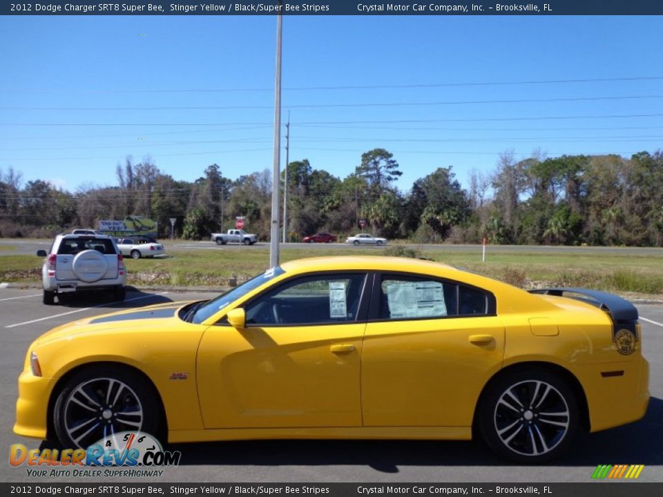 2012 Dodge Charger SRT8 Super Bee Stinger Yellow / Black/Super Bee Stripes Photo #2