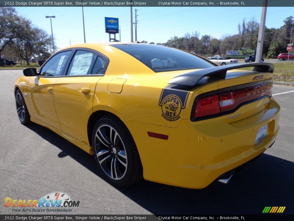 2012 Dodge Charger SRT8 Super Bee Stinger Yellow / Black/Super Bee Stripes Photo #3