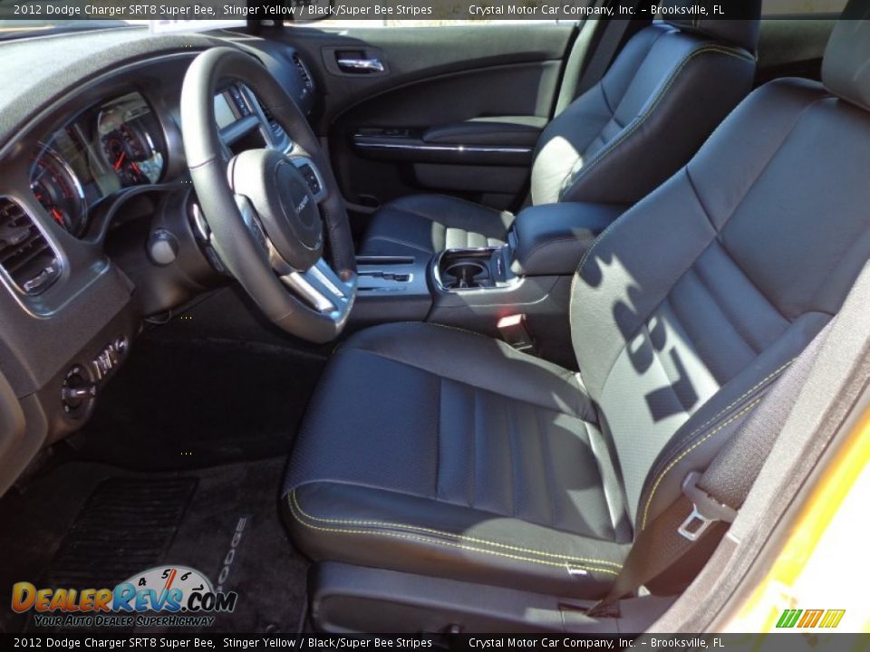 2012 Dodge Charger SRT8 Super Bee Stinger Yellow / Black/Super Bee Stripes Photo #4