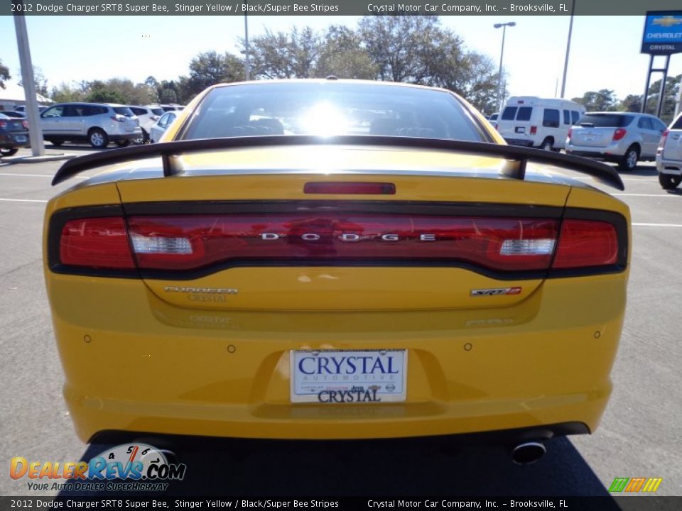 2012 Dodge Charger SRT8 Super Bee Stinger Yellow / Black/Super Bee Stripes Photo #7