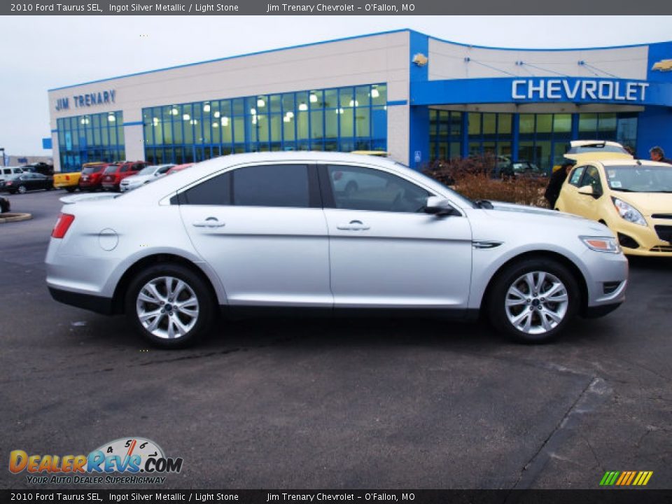 2010 Ford Taurus SEL Ingot Silver Metallic / Light Stone Photo #1