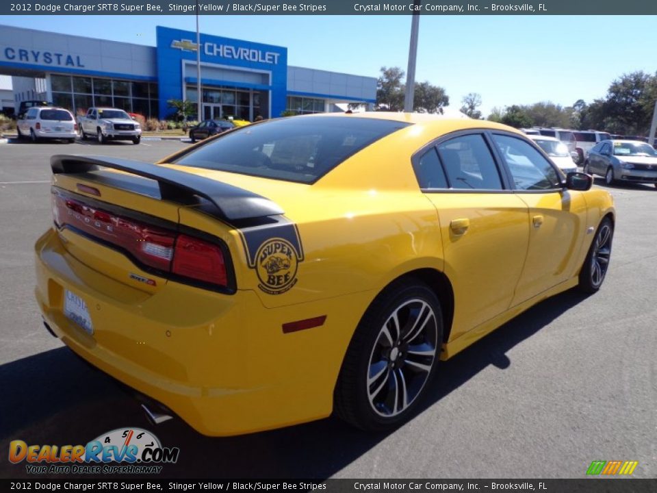 2012 Dodge Charger SRT8 Super Bee Stinger Yellow / Black/Super Bee Stripes Photo #8