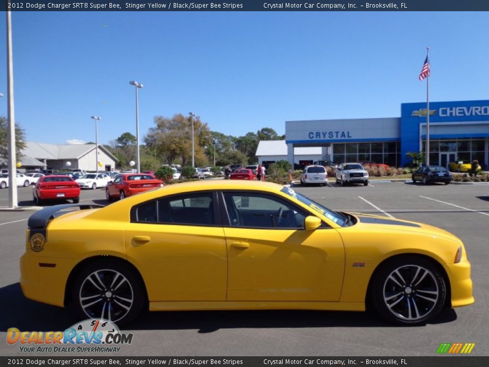 2012 Dodge Charger SRT8 Super Bee Stinger Yellow / Black/Super Bee Stripes Photo #9