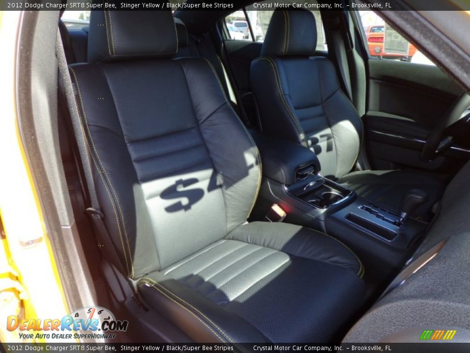 2012 Dodge Charger SRT8 Super Bee Stinger Yellow / Black/Super Bee Stripes Photo #12