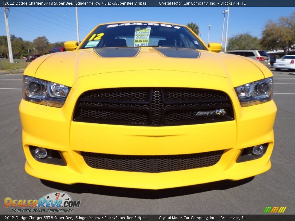 2012 Dodge Charger SRT8 Super Bee Stinger Yellow / Black/Super Bee Stripes Photo #13