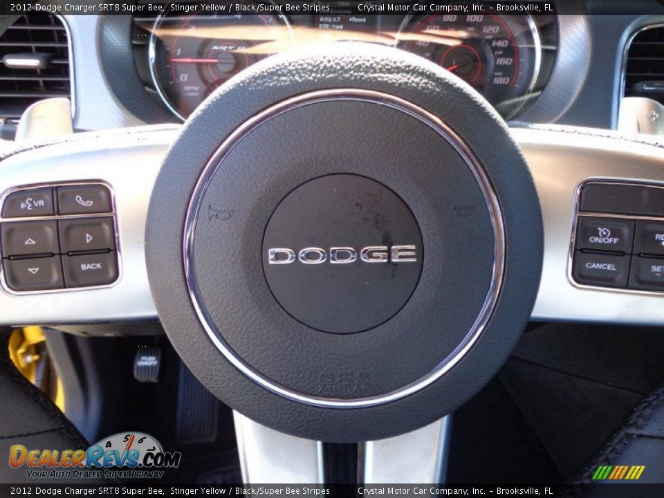 2012 Dodge Charger SRT8 Super Bee Stinger Yellow / Black/Super Bee Stripes Photo #22