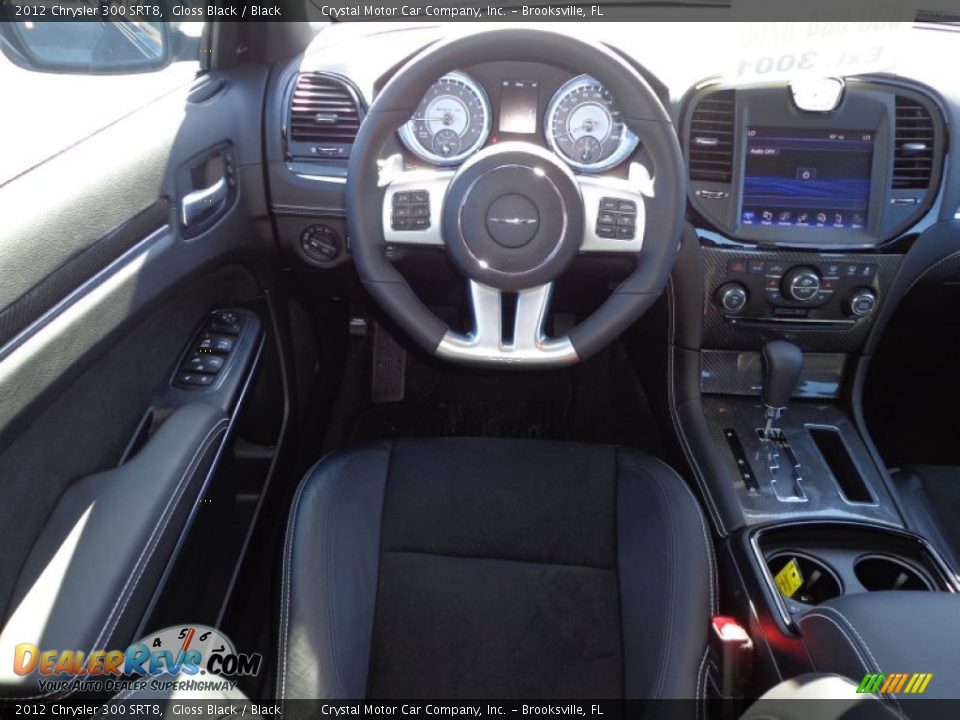 2012 Chrysler 300 SRT8 Gloss Black / Black Photo #6