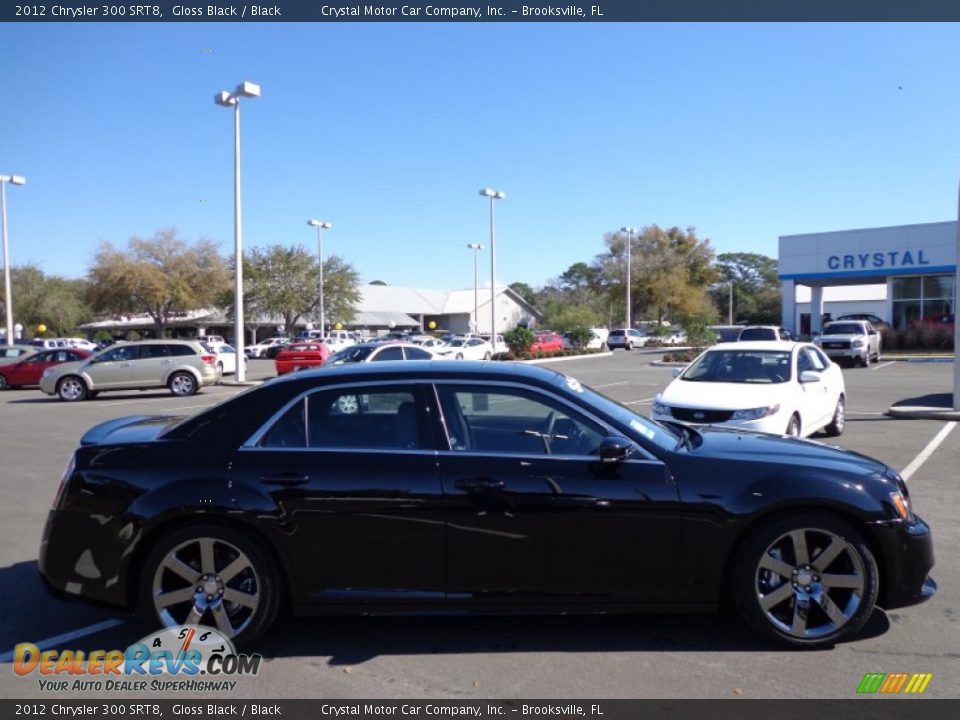 2012 Chrysler 300 SRT8 Gloss Black / Black Photo #9