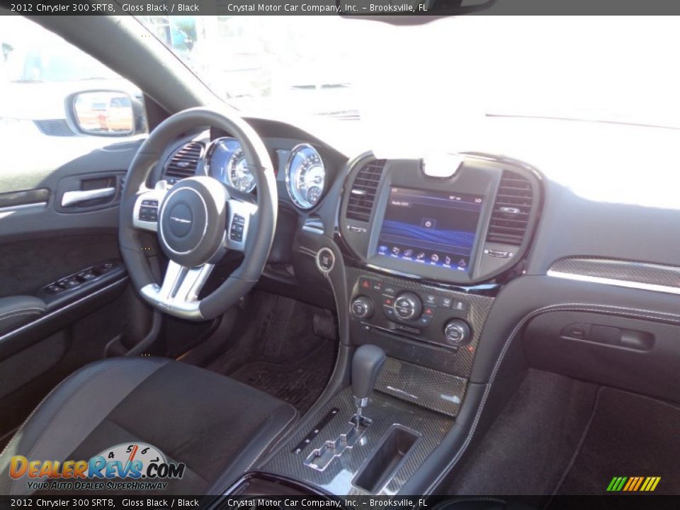 2012 Chrysler 300 SRT8 Gloss Black / Black Photo #11