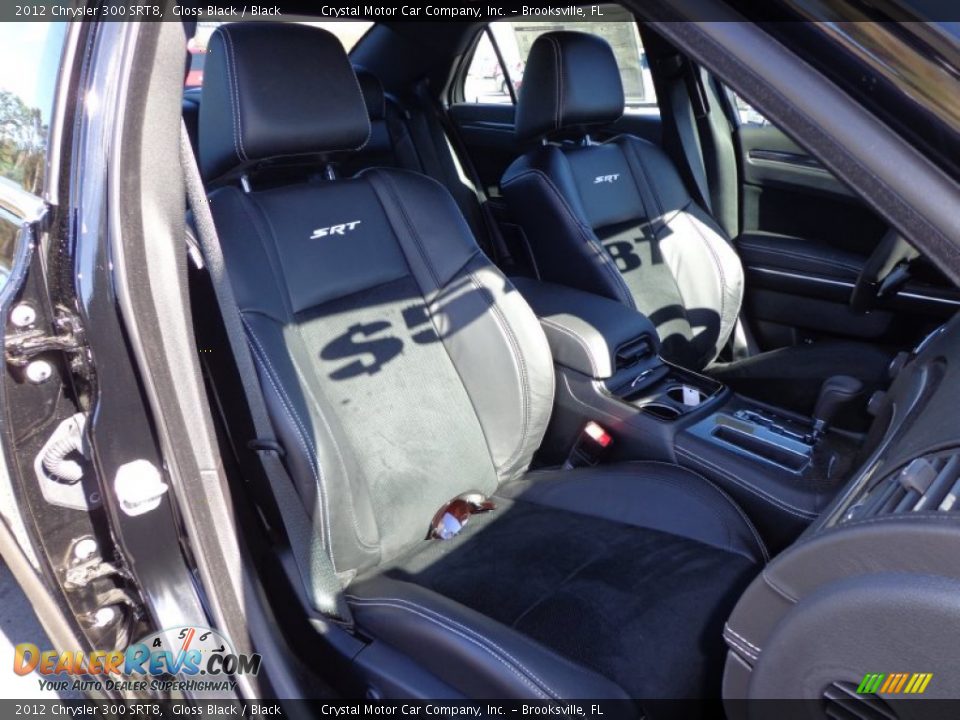 2012 Chrysler 300 SRT8 Gloss Black / Black Photo #12