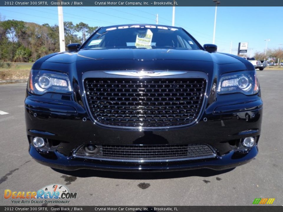 2012 Chrysler 300 SRT8 Gloss Black / Black Photo #13