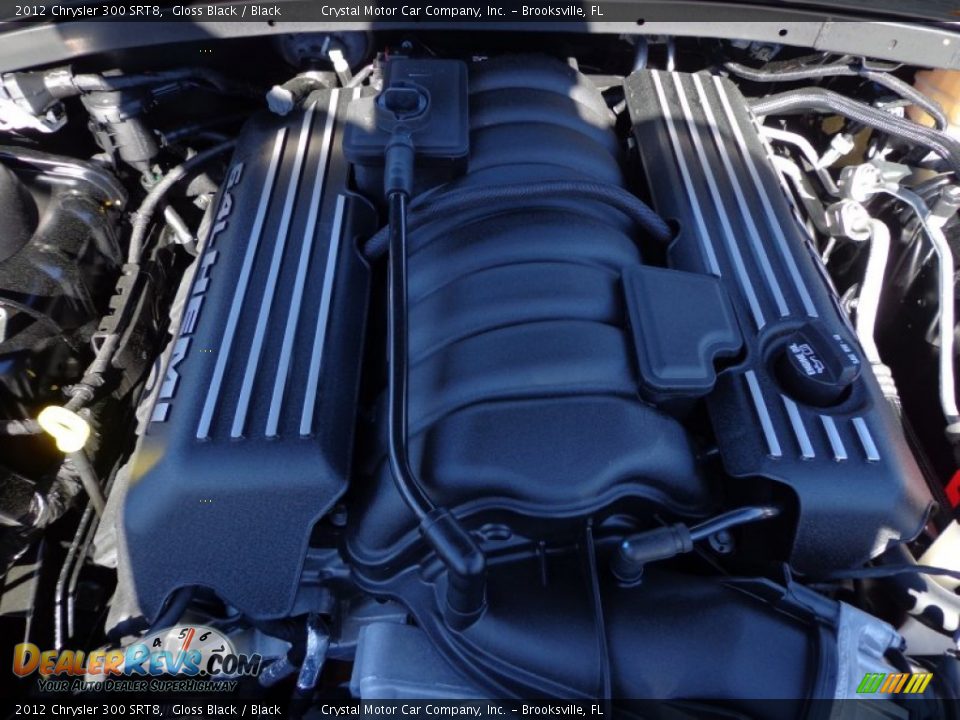 2012 Chrysler 300 SRT8 Gloss Black / Black Photo #16