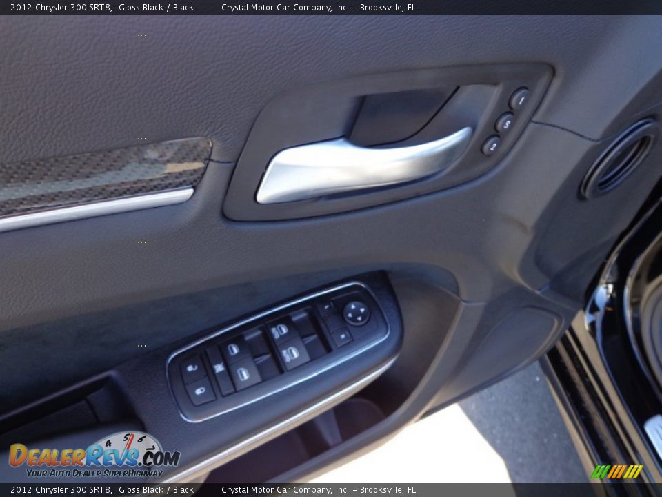 2012 Chrysler 300 SRT8 Gloss Black / Black Photo #17