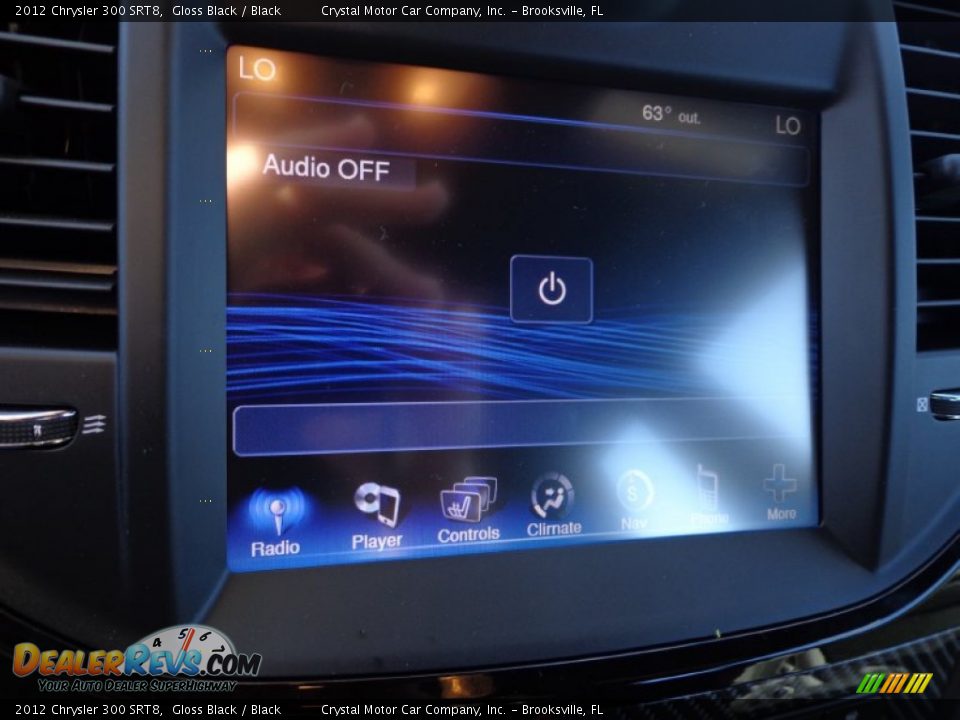 2012 Chrysler 300 SRT8 Gloss Black / Black Photo #19