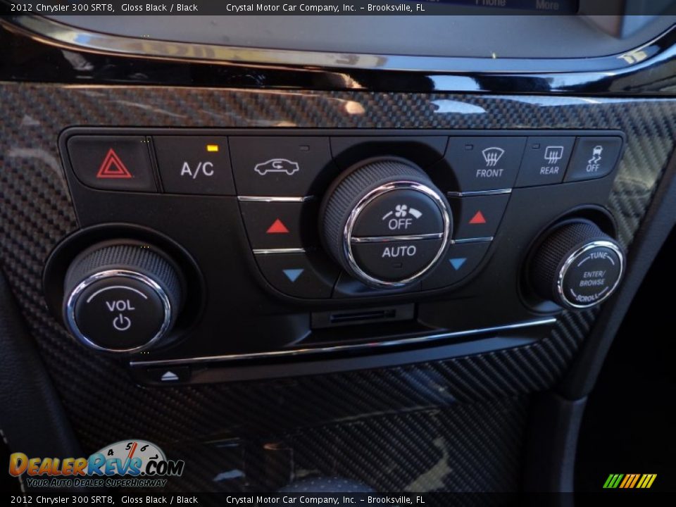 2012 Chrysler 300 SRT8 Gloss Black / Black Photo #20