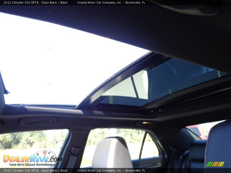 2012 Chrysler 300 SRT8 Gloss Black / Black Photo #21