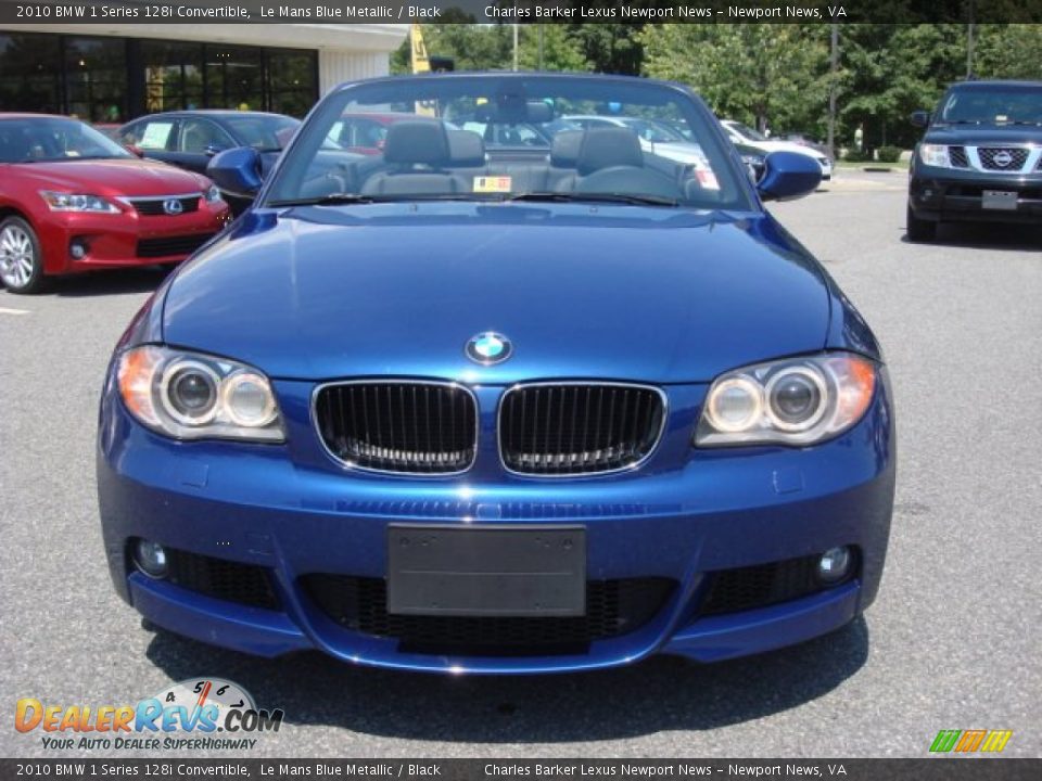 2010 BMW 1 Series 128i Convertible Le Mans Blue Metallic / Black Photo #8