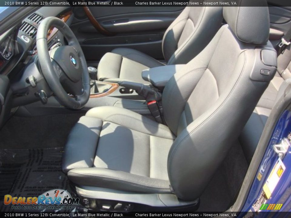 Front Seat of 2010 BMW 1 Series 128i Convertible Photo #9