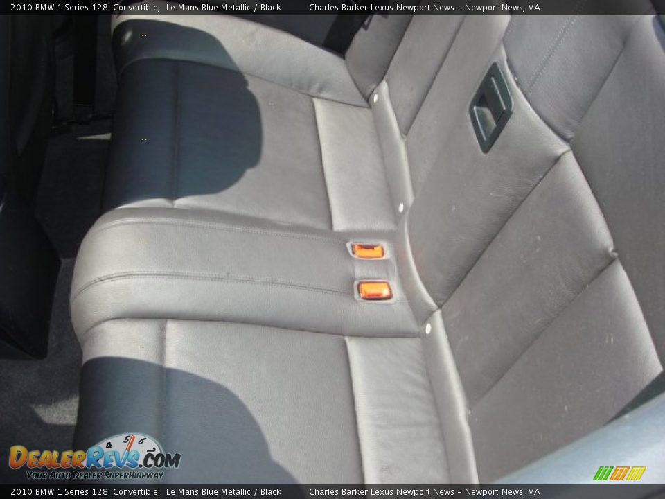 2010 BMW 1 Series 128i Convertible Le Mans Blue Metallic / Black Photo #10